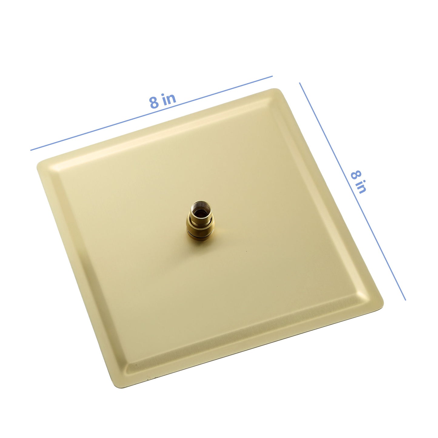 8" Square Rain Shower Head, Ceiling / Wall Mount Stainless Steel Bath Fixture