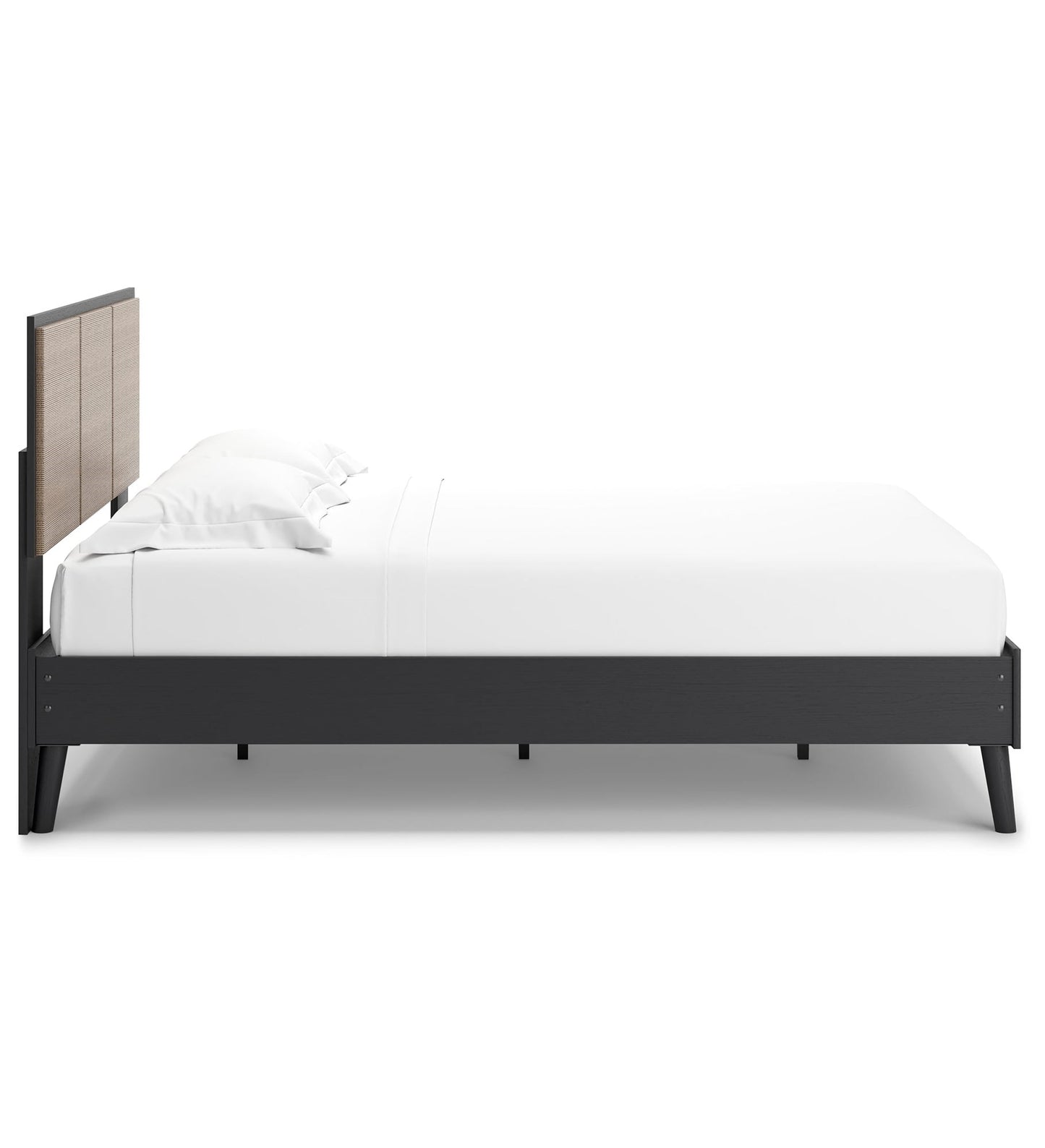 Contemporary Queen Panel Platform Bed