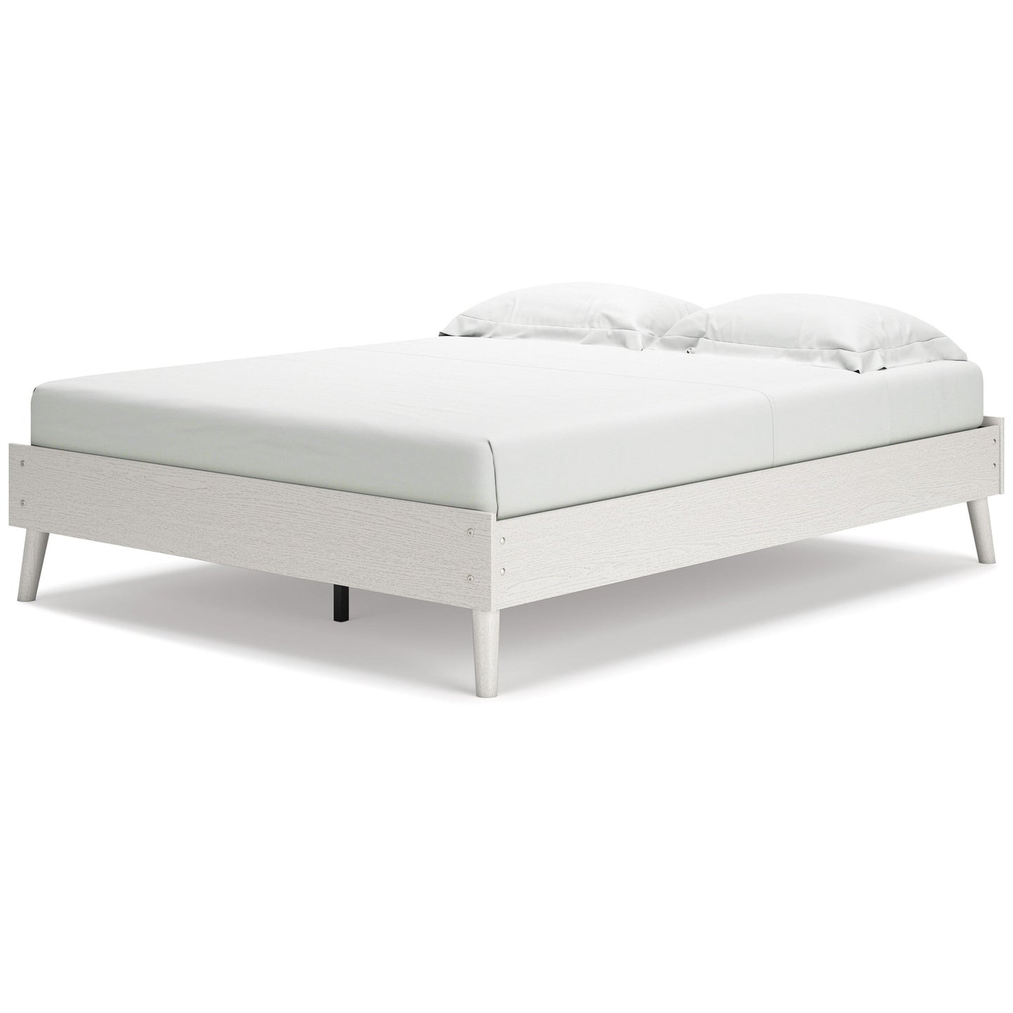 White Queen Platform Bed