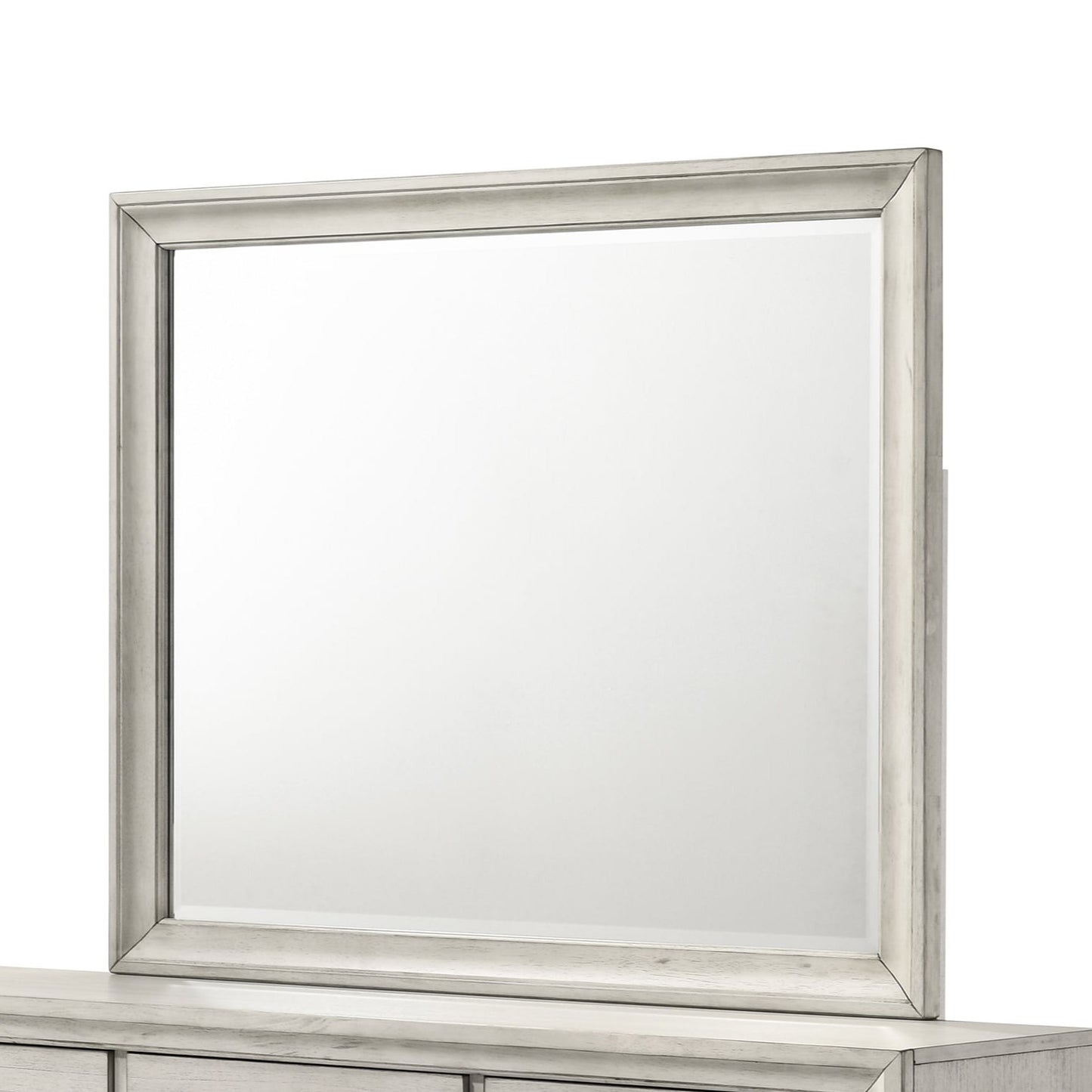 Transitional Beveled Mirror