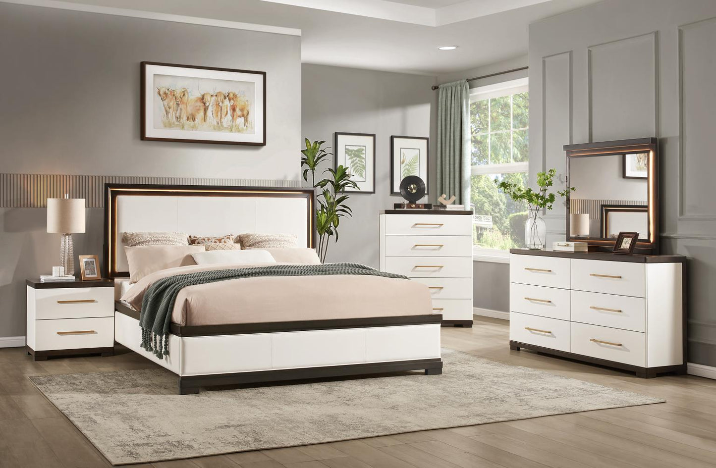 B126 - Nightstand - White