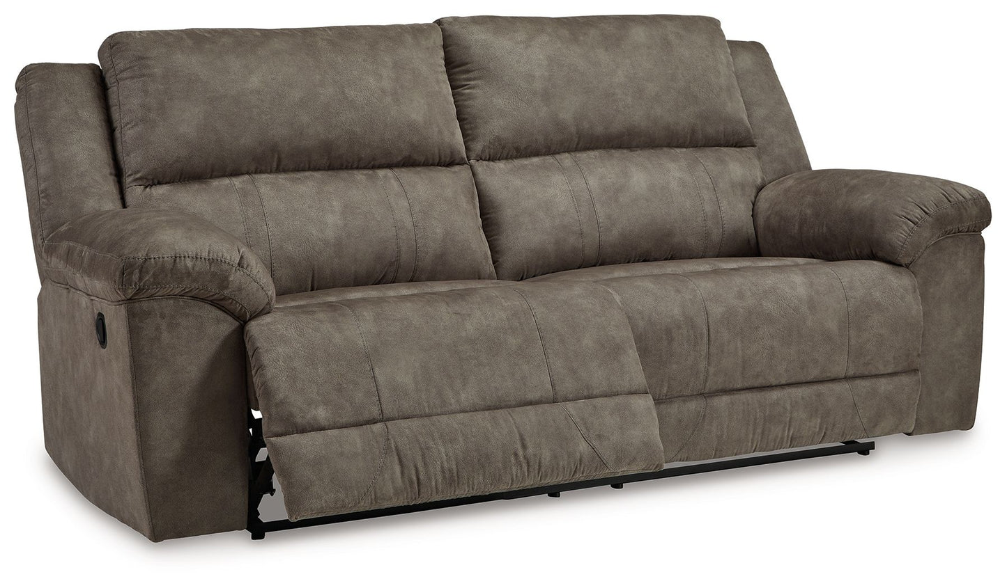 Laresview - 2 Seat Reclining Sofa - Fossil