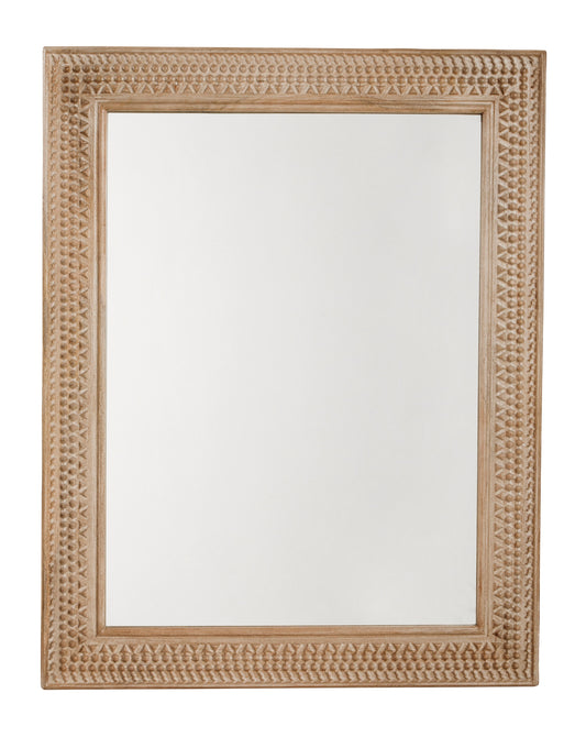 Accent Mirror with Carved Details