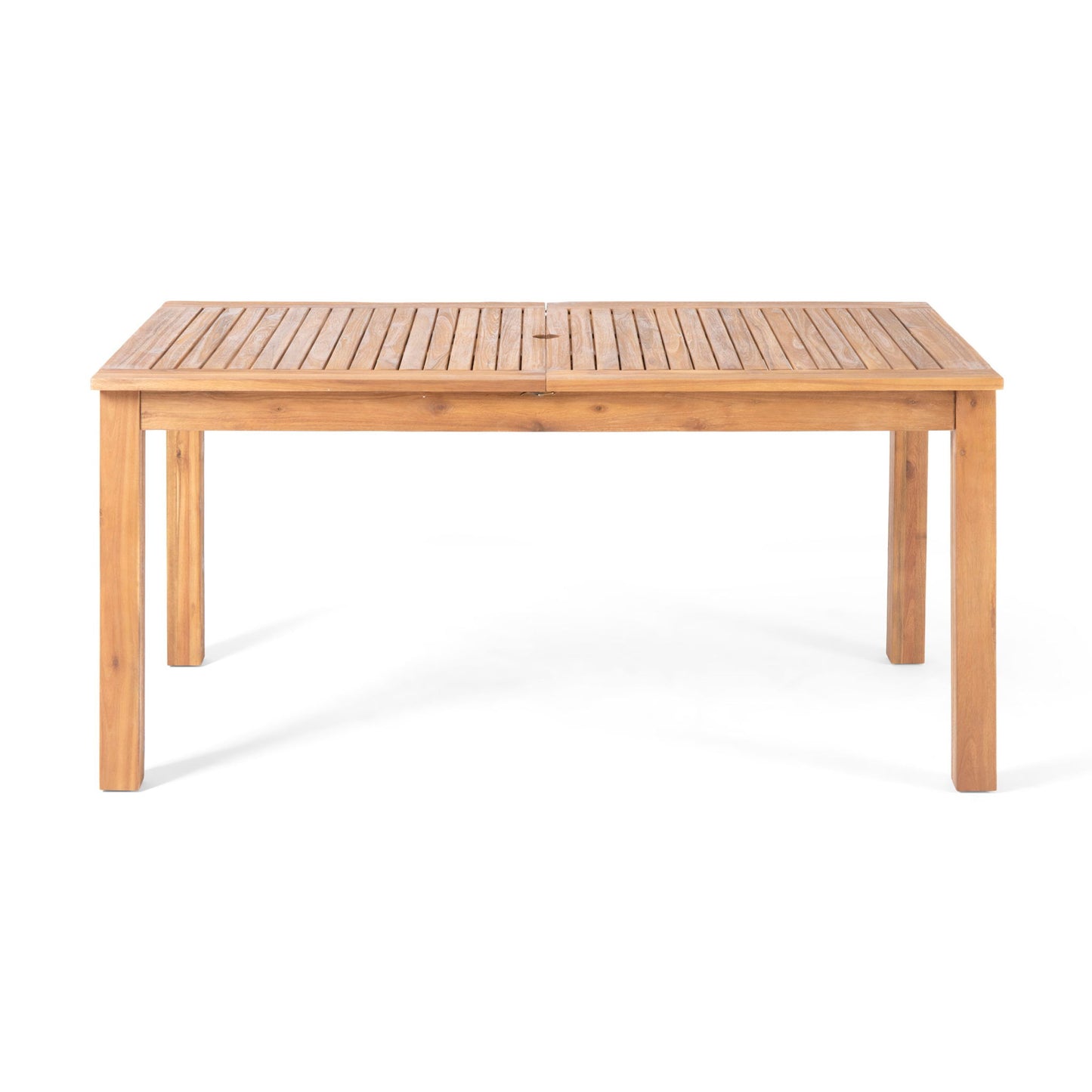 Outdoor Expandable Dining Table With Square Legs