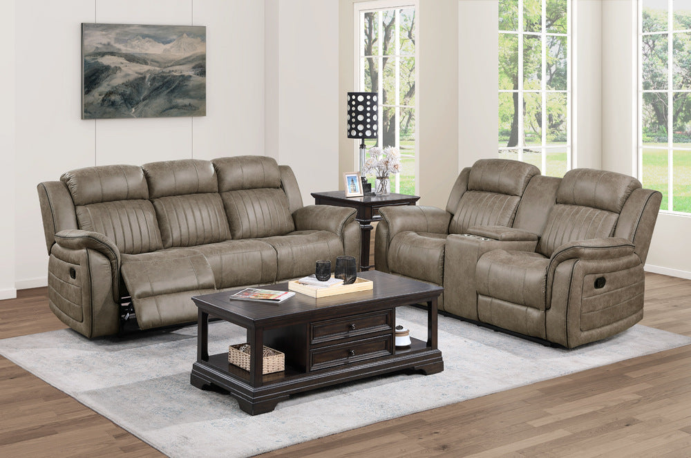 Centeroak Collection Sofa and Loveseat