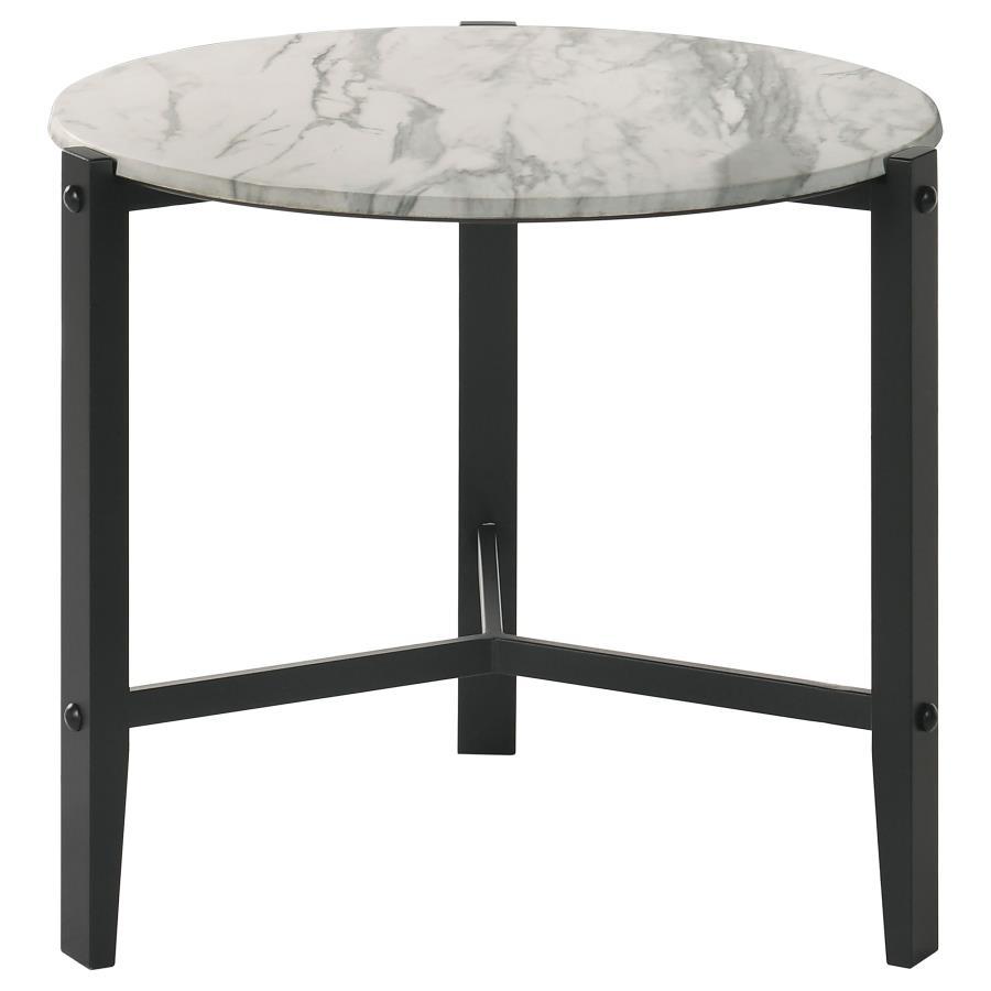 Tandi - Round Faux Marble Table
