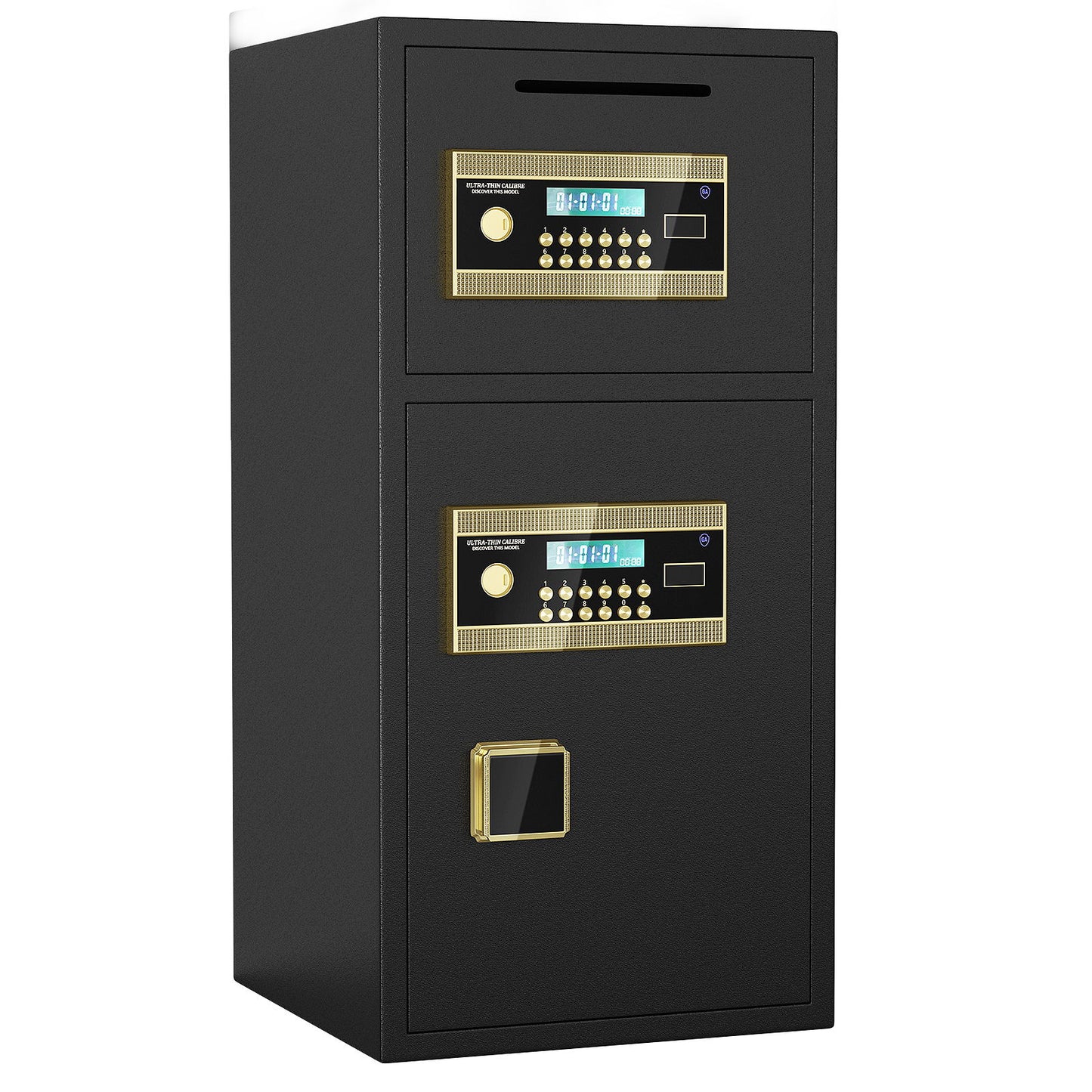 Large Double Door Coin Operated Safe, Digital Security Safe With Fireproof And Waterproof Bag