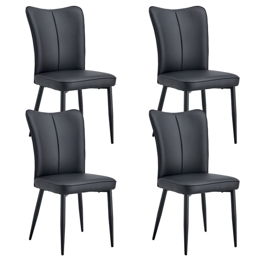 Minimalist Style Minimalist Dining Chairs With Metal Legs