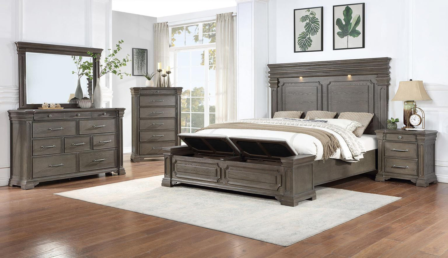 B067 - Nightstand - Dark Gray