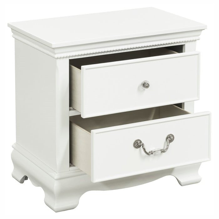 Traditional Two-Drawer Nightstand