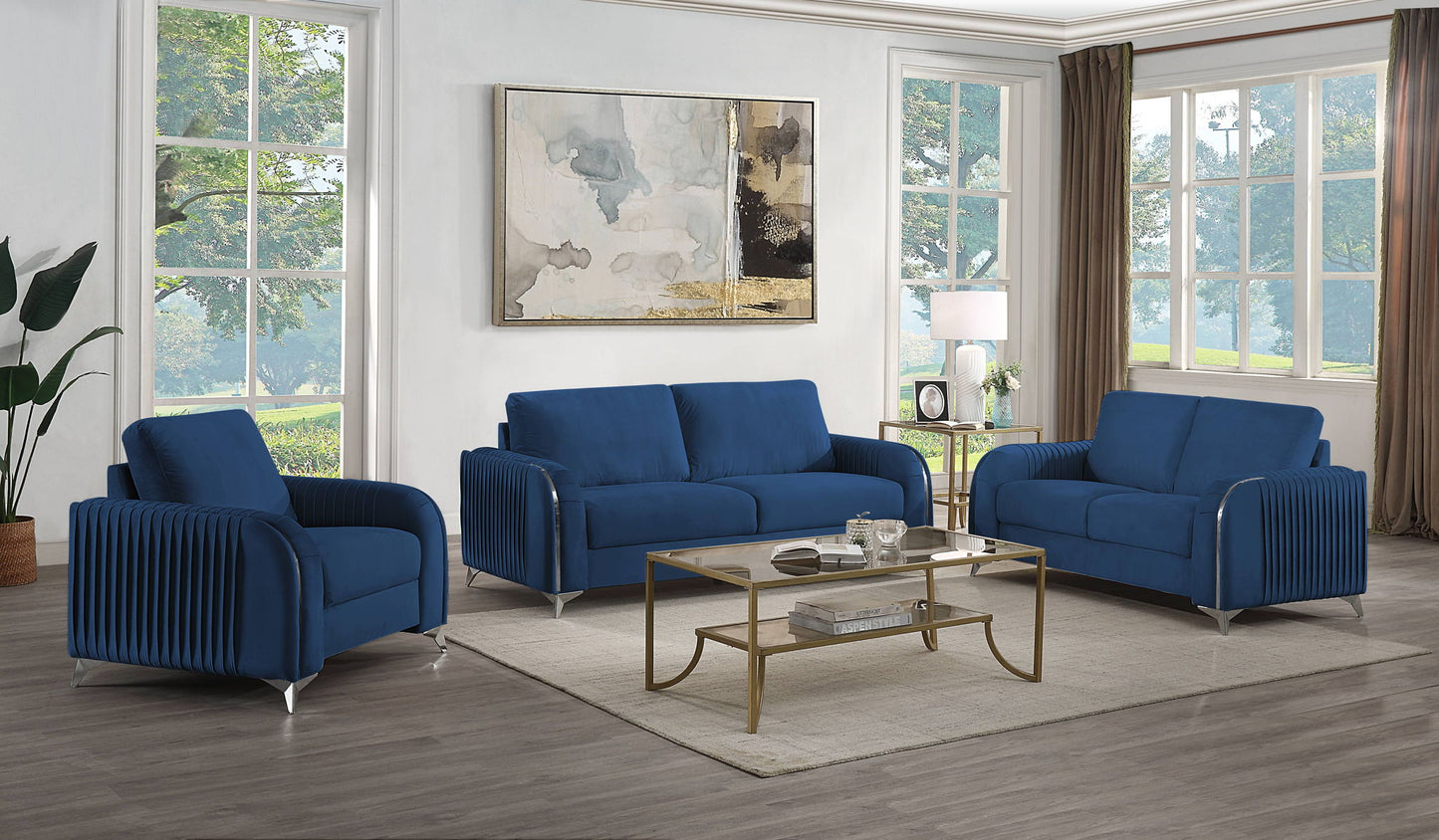 Wenona - Velvet Living Room Set