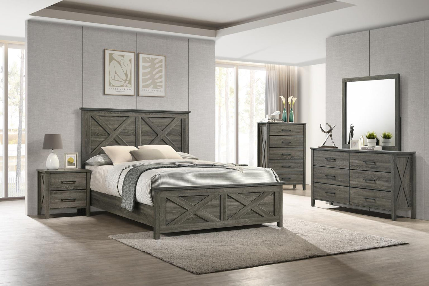 B522 - Dresser - Rustic Gray