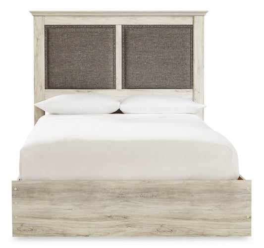 Queen Upholstered Panel Bed