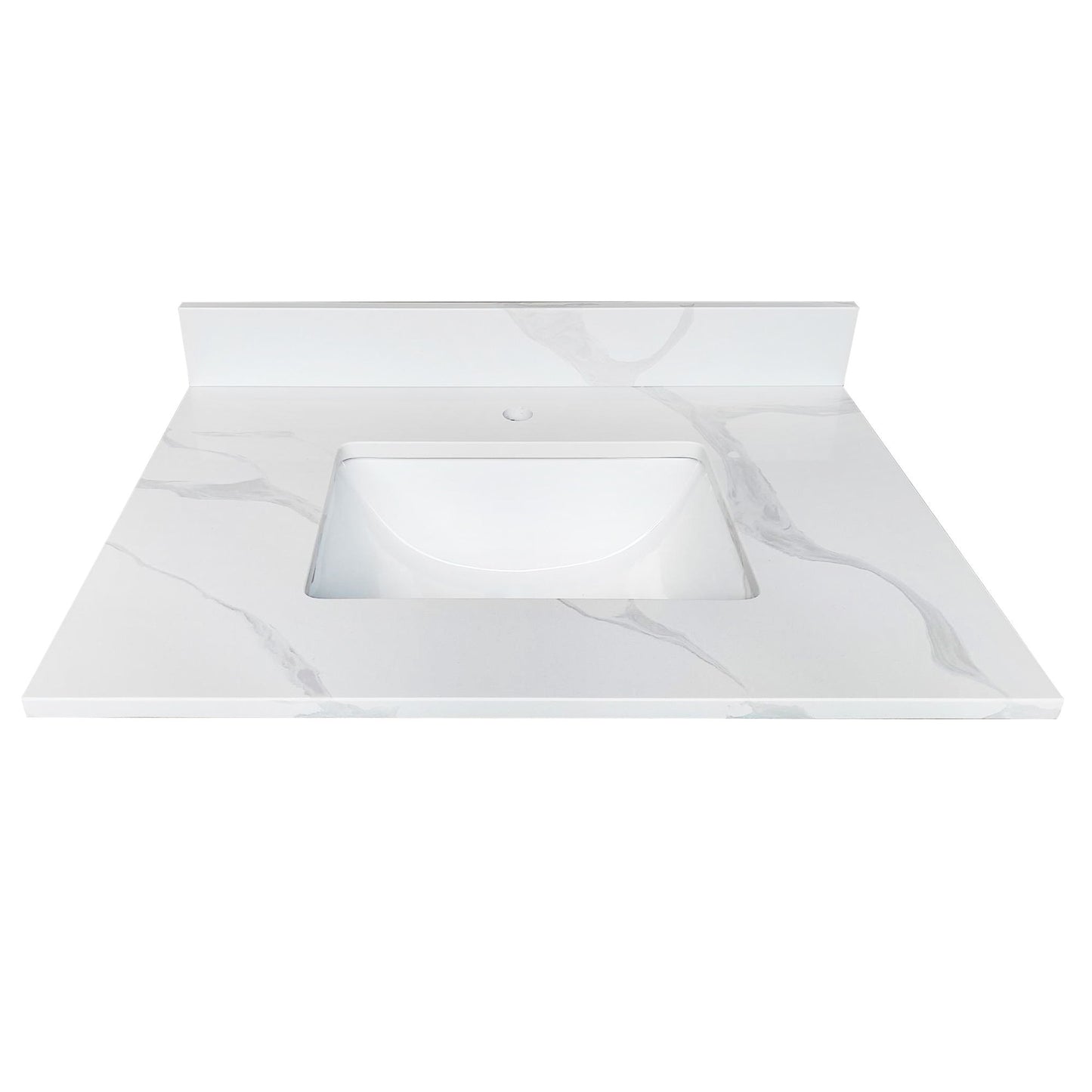 Bathroom Vanity Top With Undermount Single Bowl Sink