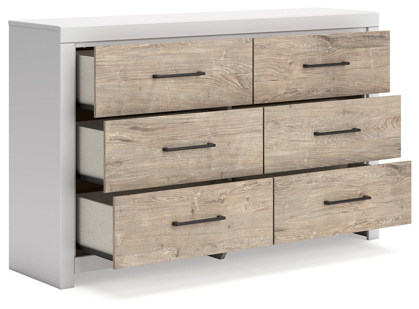 Two-Tone 6-Drawer Dresser