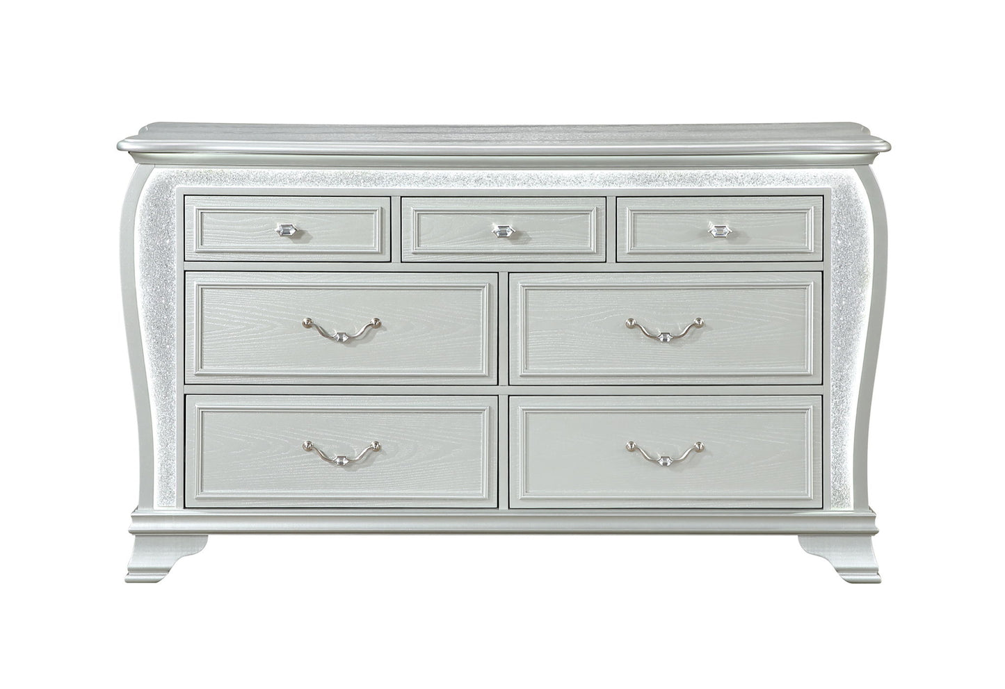 Aria - Dresser With LED - Silver