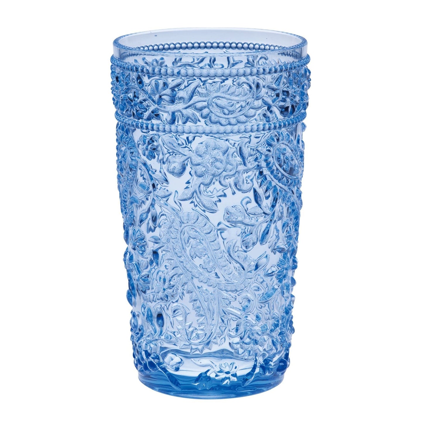 Paisley Style Acrylic Hi Ball Glasses (Set of 4)