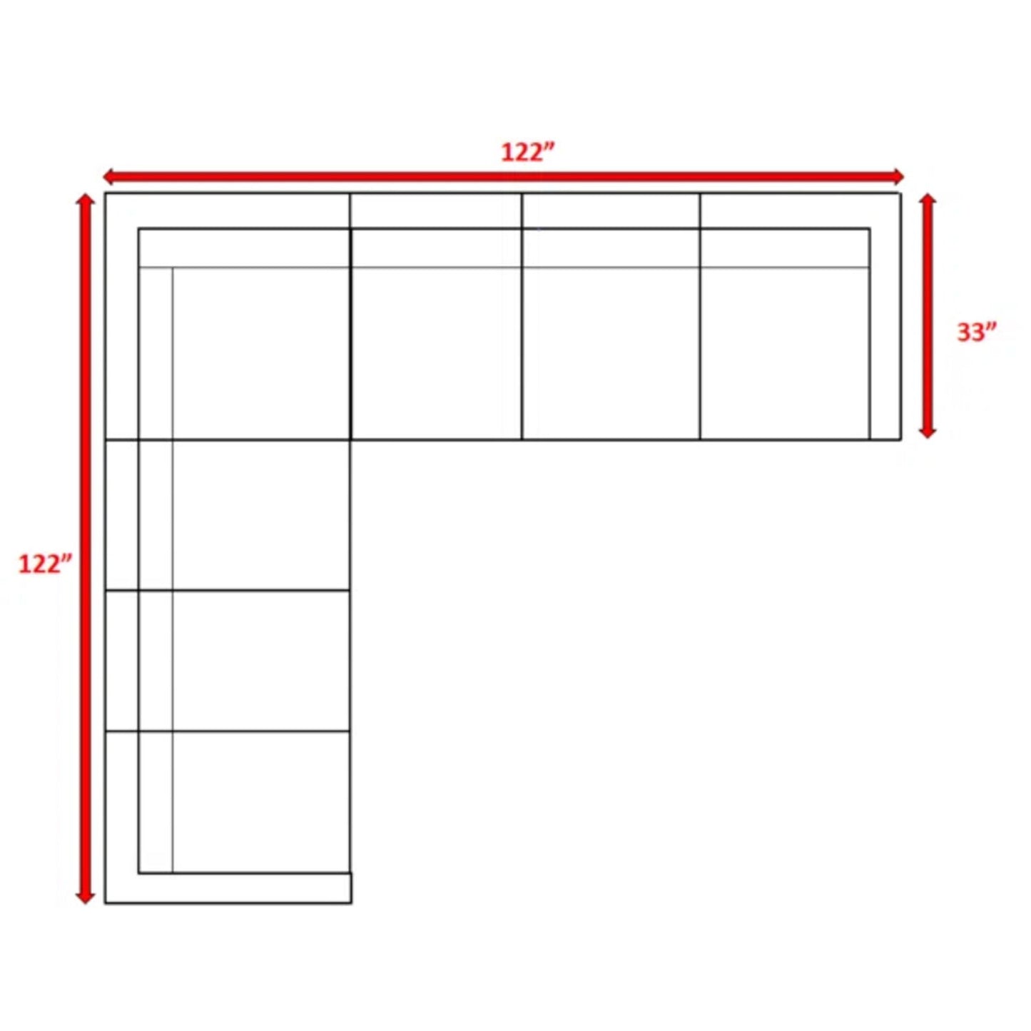 Luxurious Wicker Patio Sectional With Weather Resistant Sunbrella Cushions