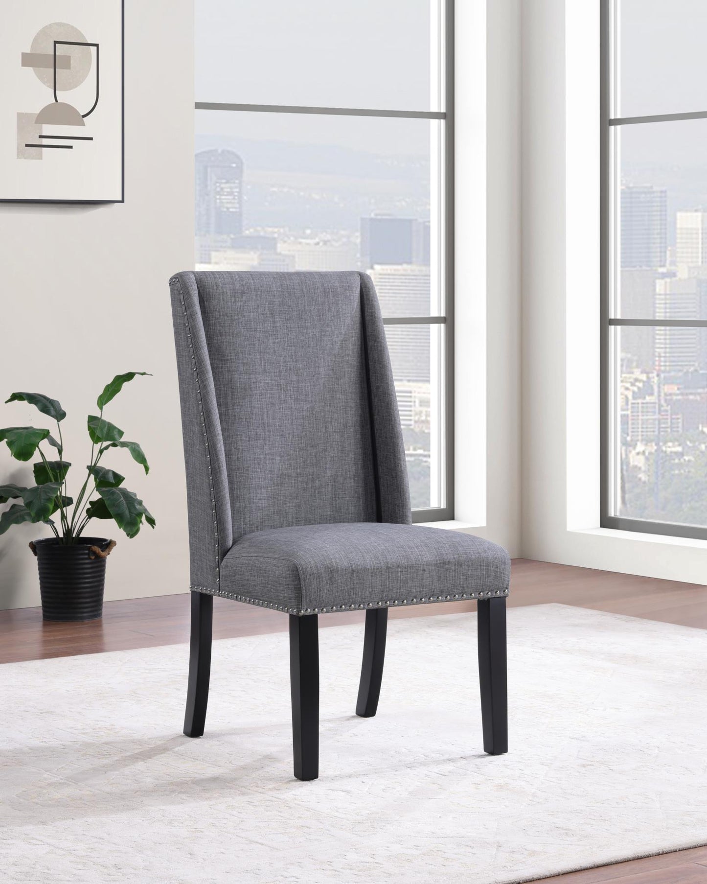 D144 - Dining Chair (Set of 2) - Gray