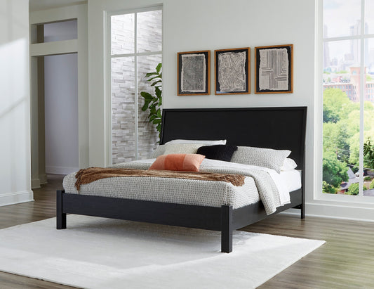 Contemporary Queen Panel Bed