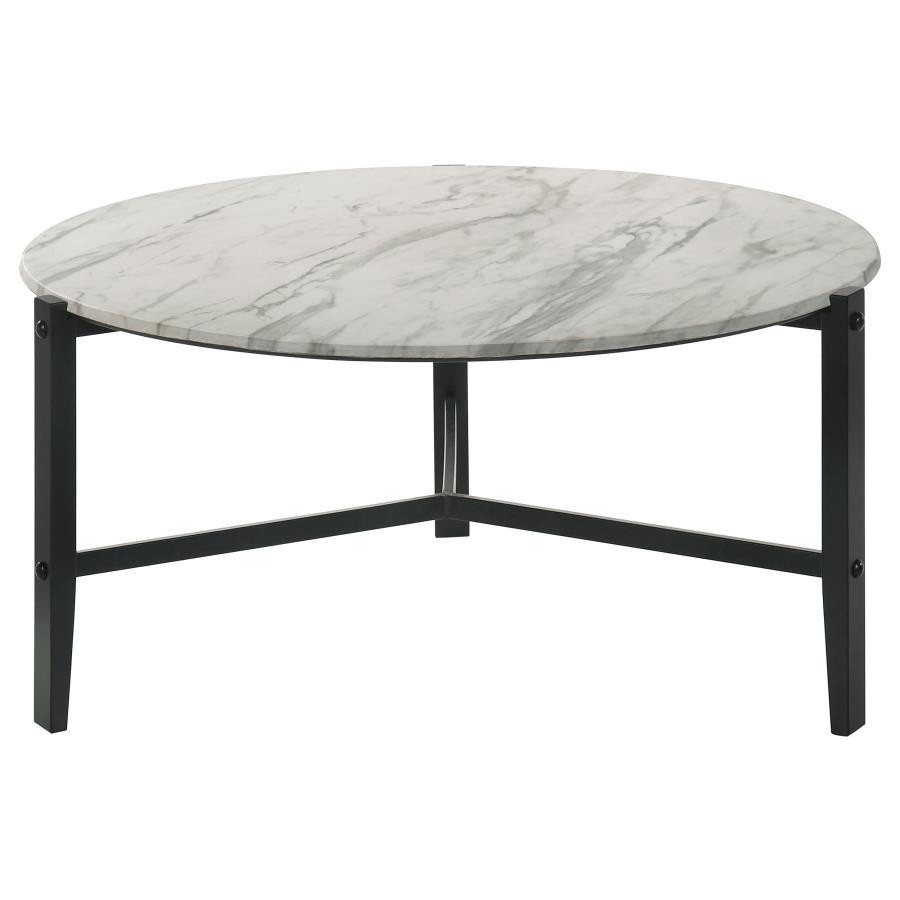 Tandi - Round Faux Marble Table
