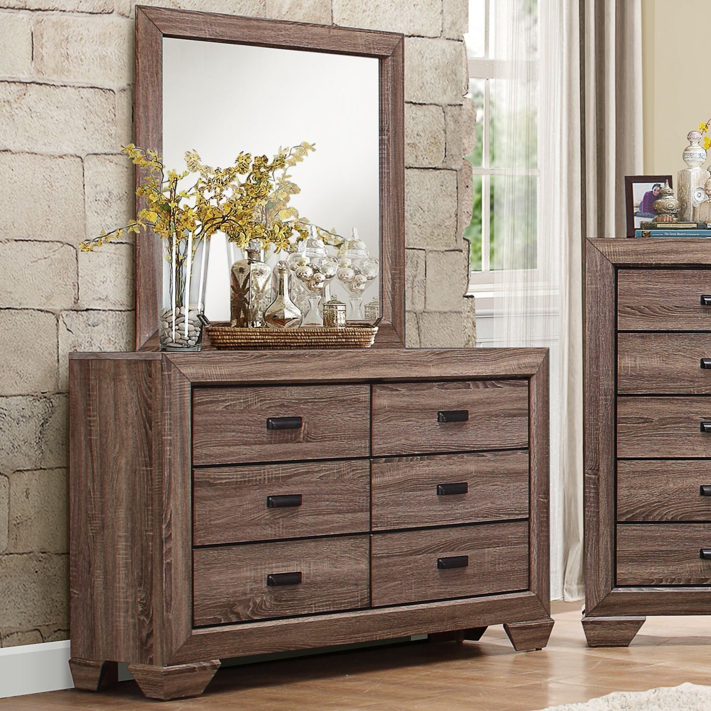 Contemporary Beveled Mirror