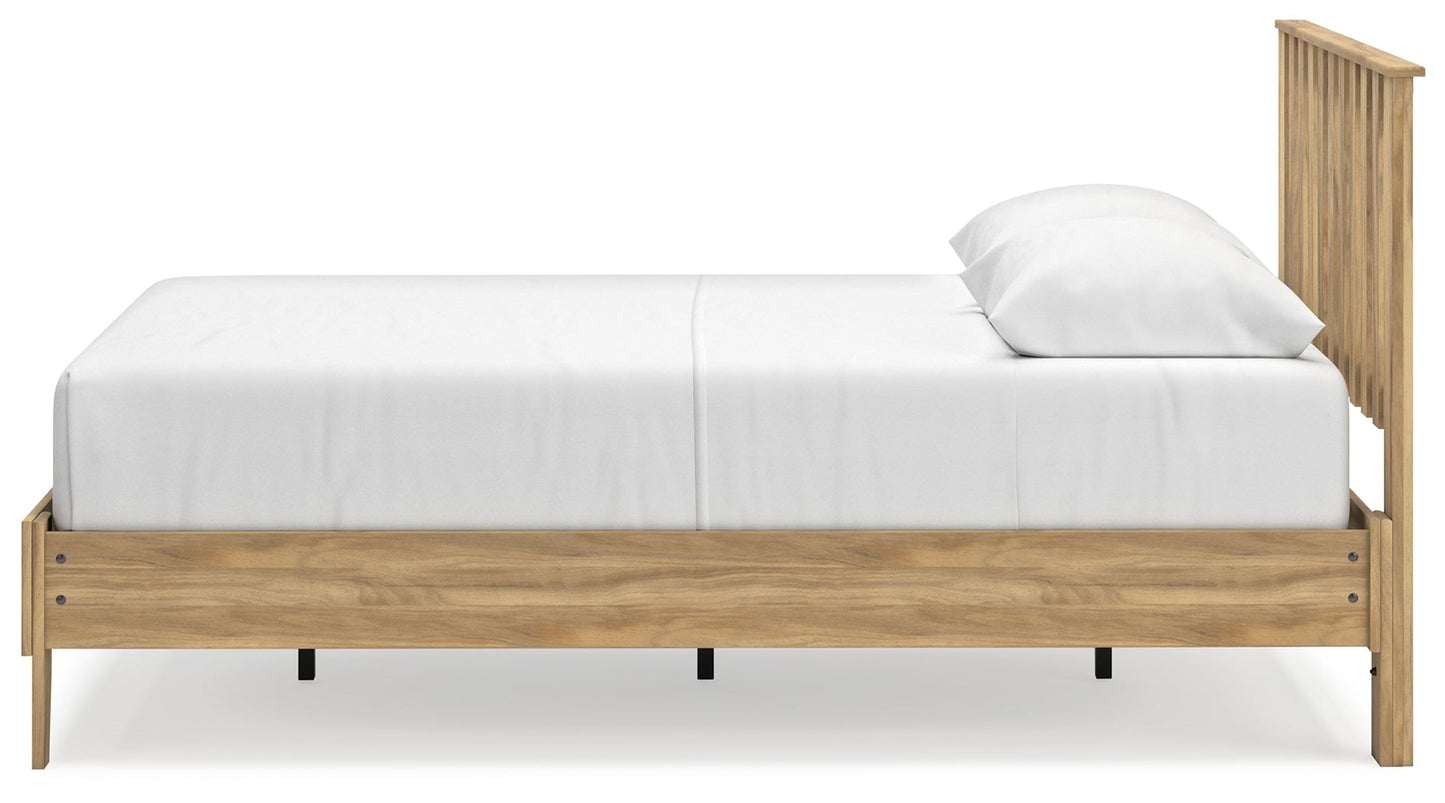 Queen Platform Panel Bed