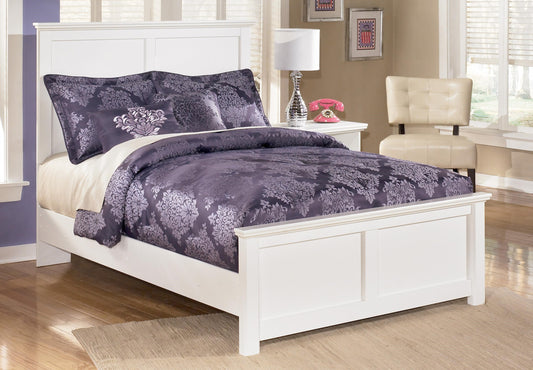 Queen Panel Bed with Simple Moulding