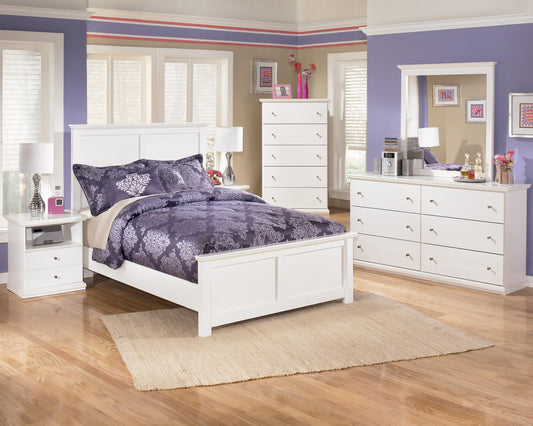 Casual One Drawer Nightstand with Shelf