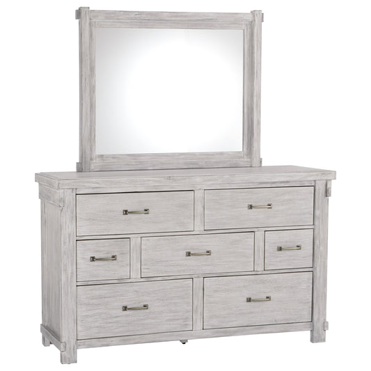 Relaxed Vintage Dresser and Mirror Set