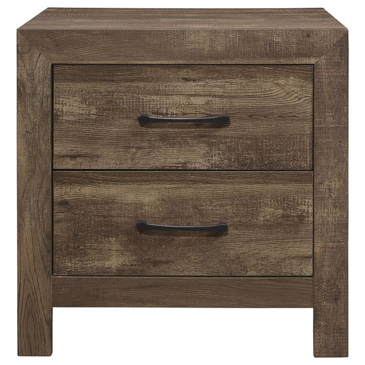 Rustic Modern 2-Drawer Nightstand