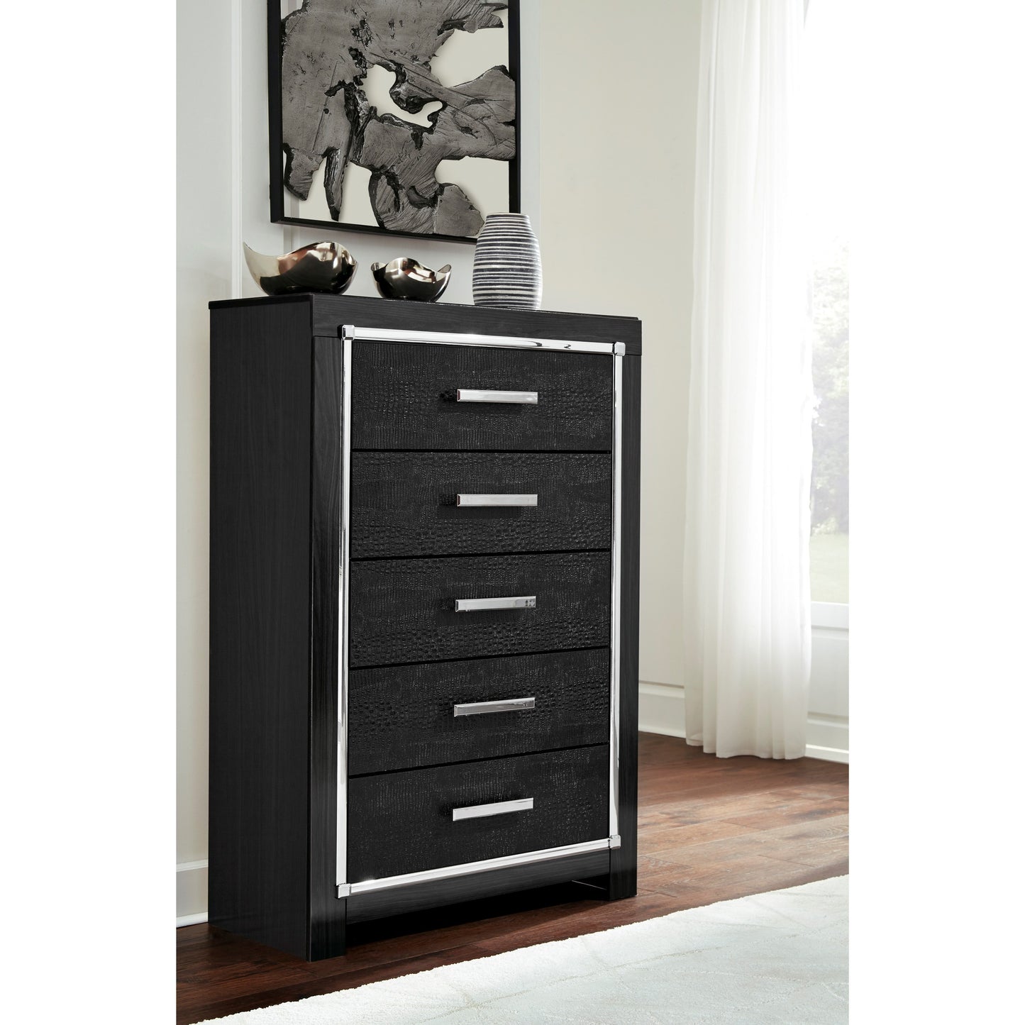 Glam 5-Drawer Chest