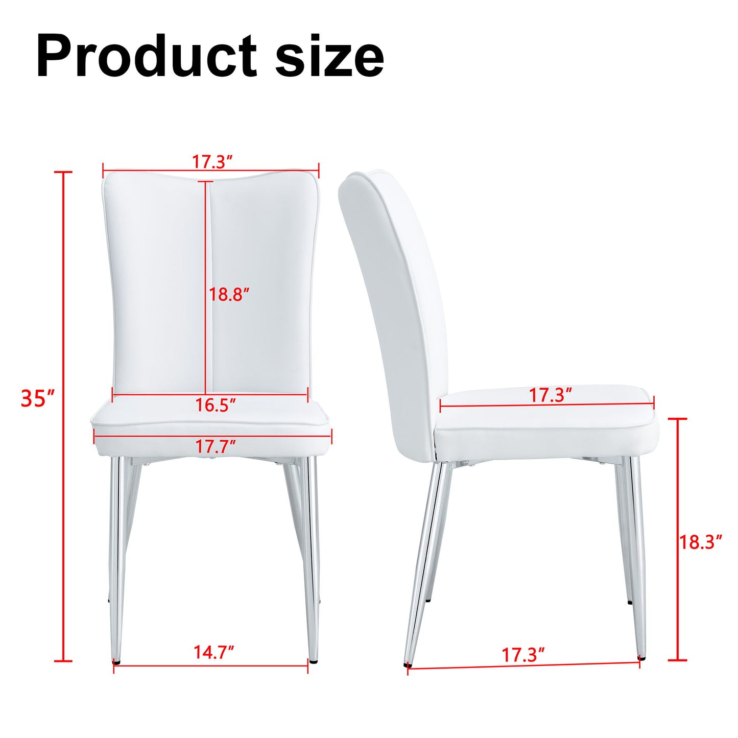 Minimalist Style Minimalist Dining Chairs With Metal Legs