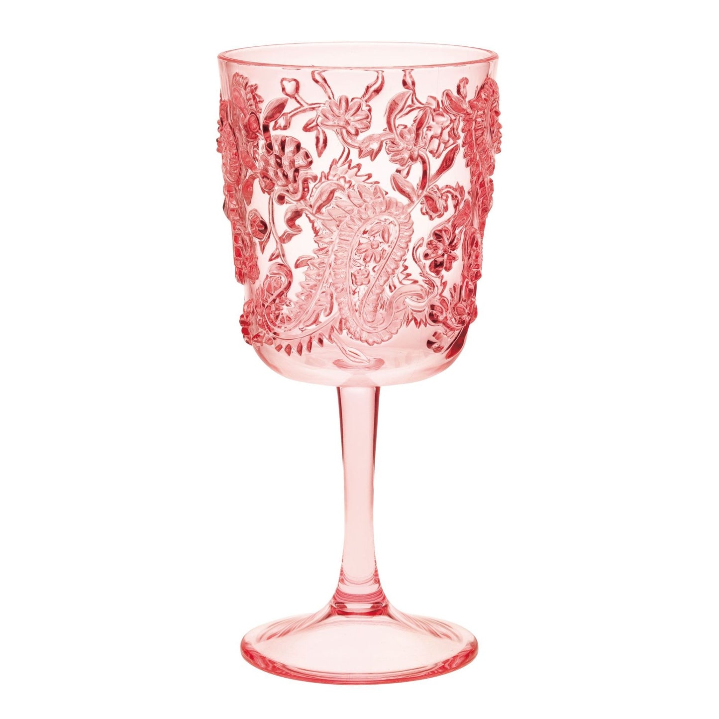 Paisley Acrylic Wine Glasses (Set of 4)