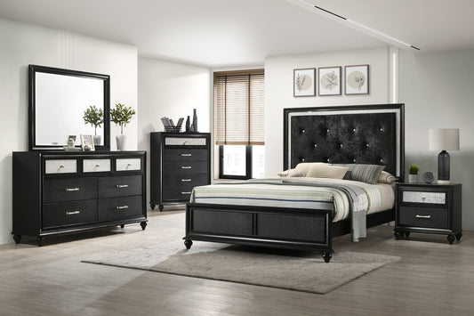 Lila Glam 5-Drawer Bedroom Chest