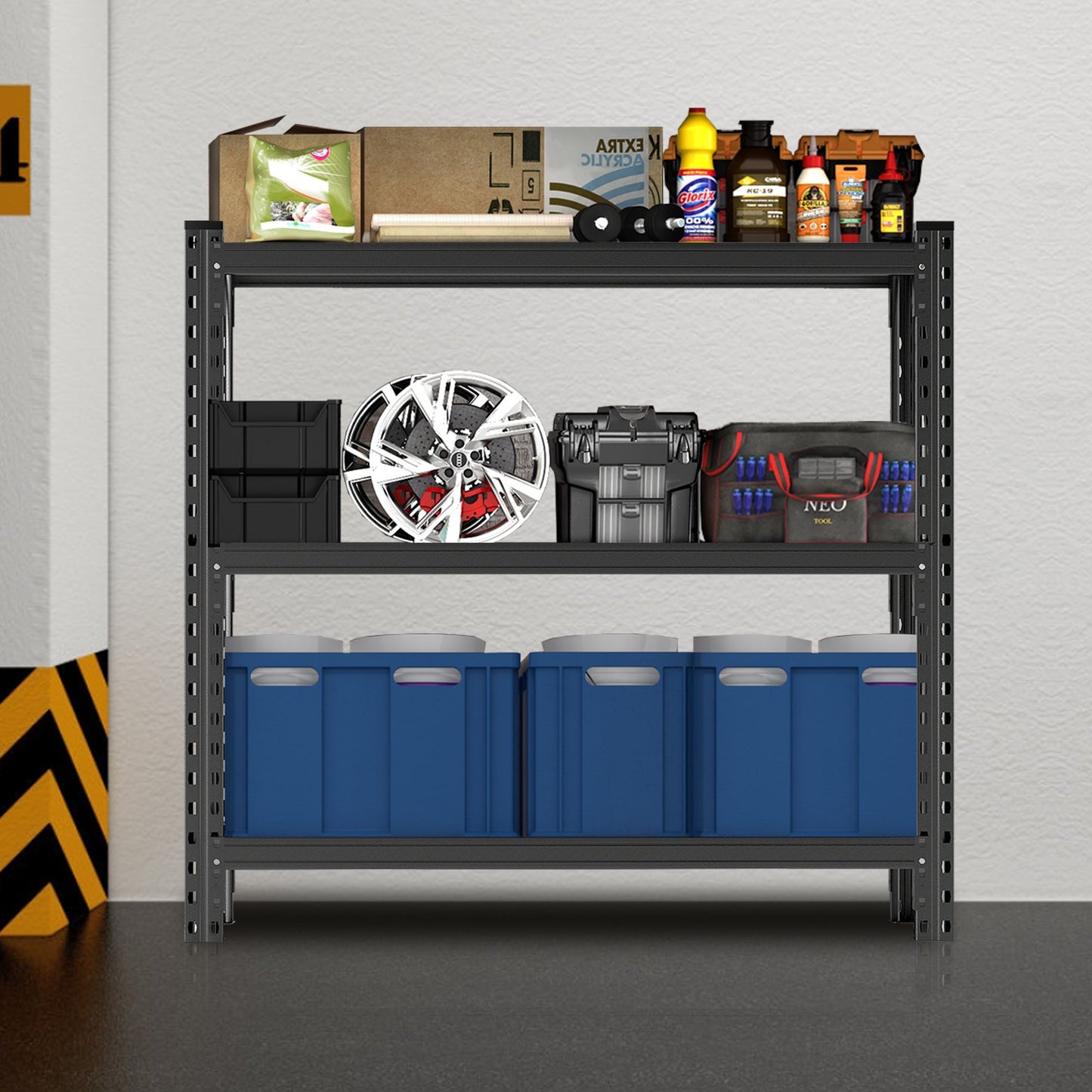 3 Tier Industrial Shelving Rack
