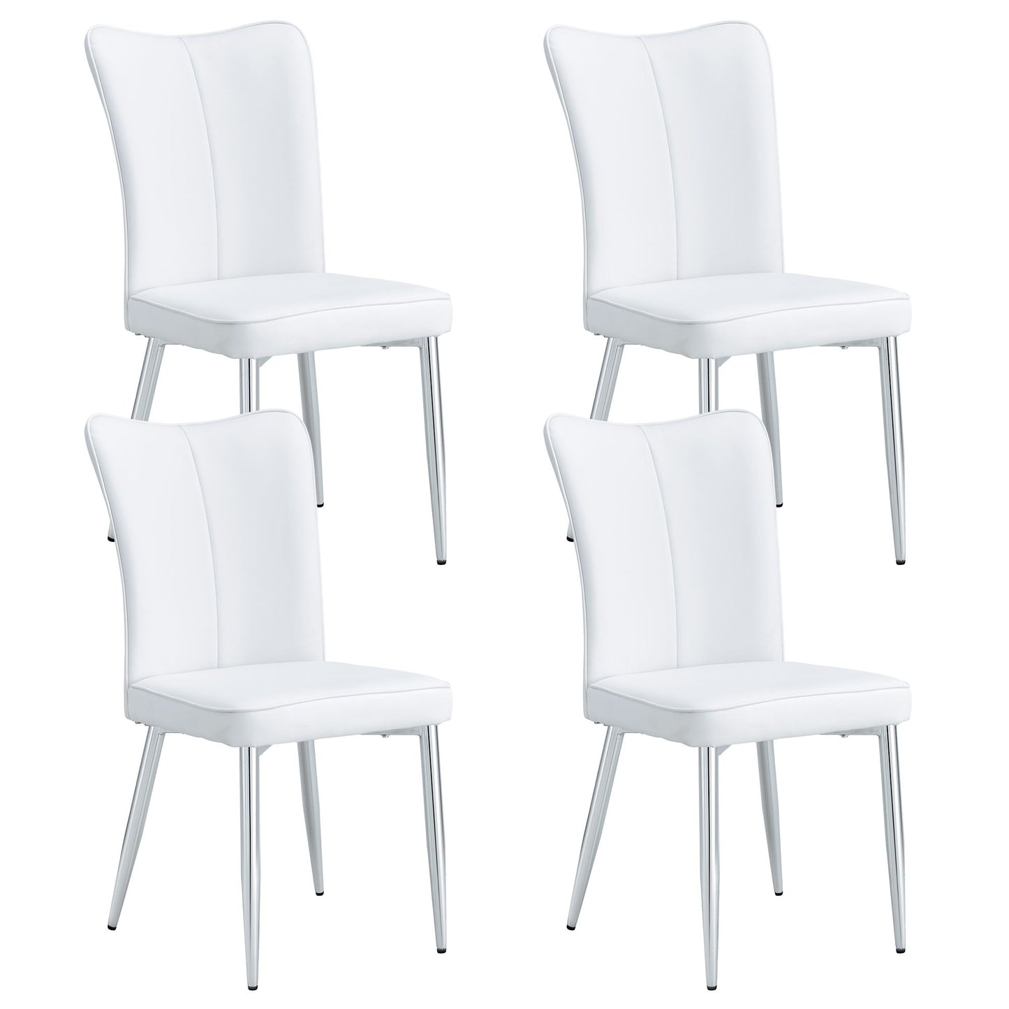 Minimalist Style Minimalist Dining Chairs With Metal Legs