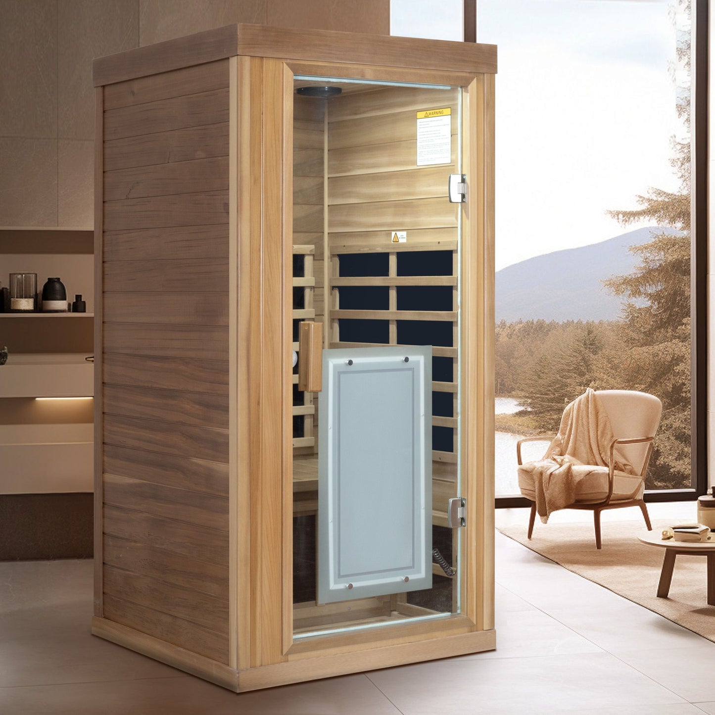 One Person Far Infrared Standard Indoor Sauna Room