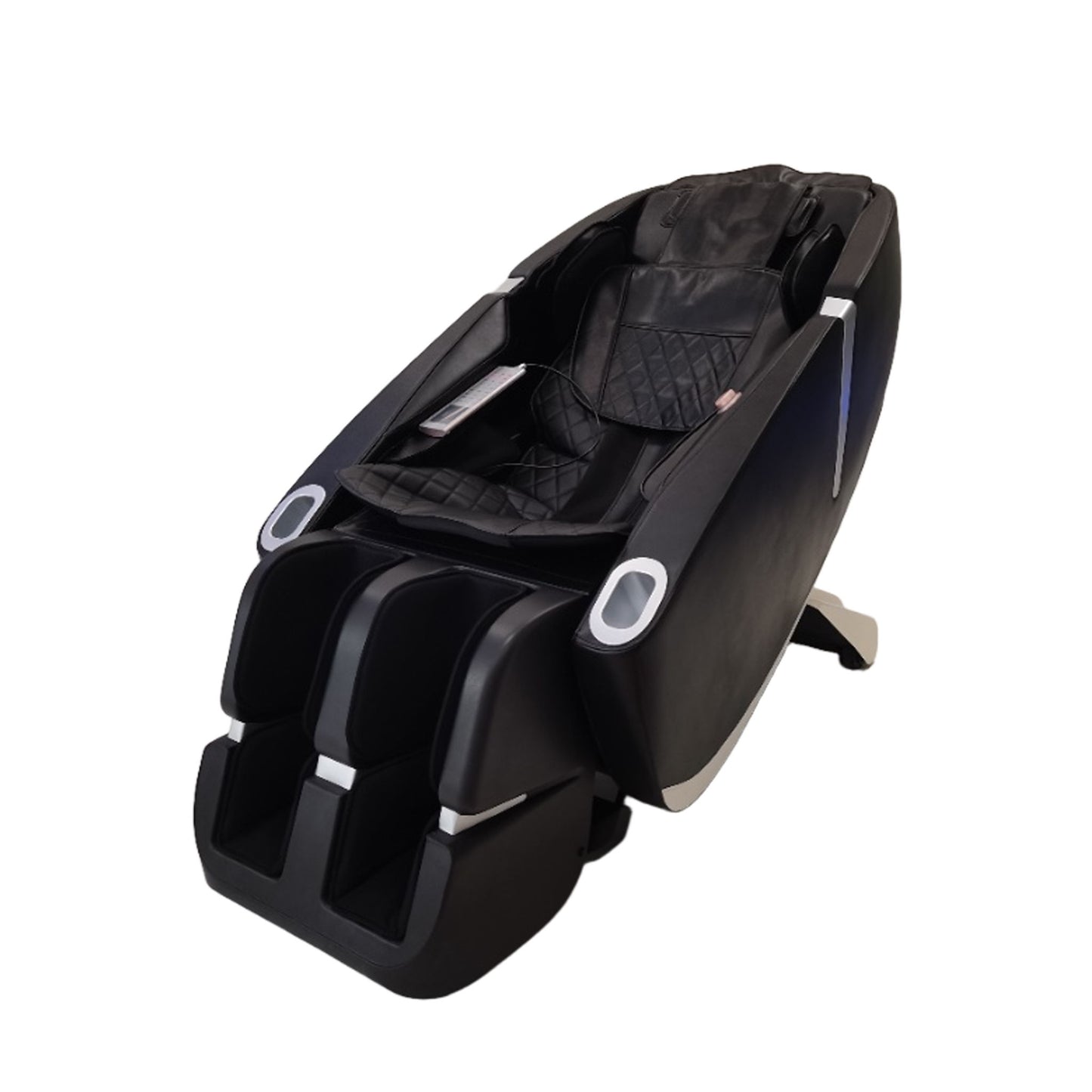 SL Type Pulley Guide, 2D Motor-Massage Manipulator-Space Saver Design, Track Sliding Zero Gravity Multifunction Massage Chair - Black