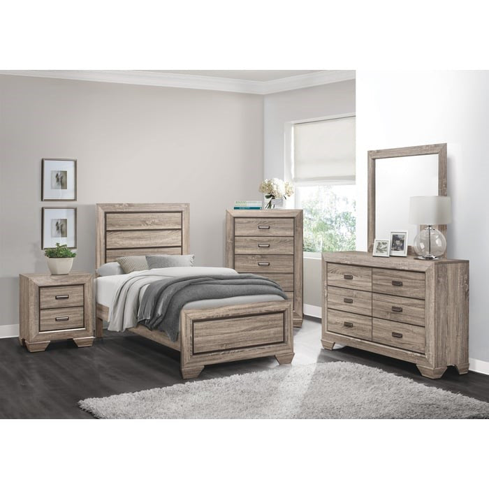 Contemporary 2-Drawer Nightstand with Dovetail Joinery