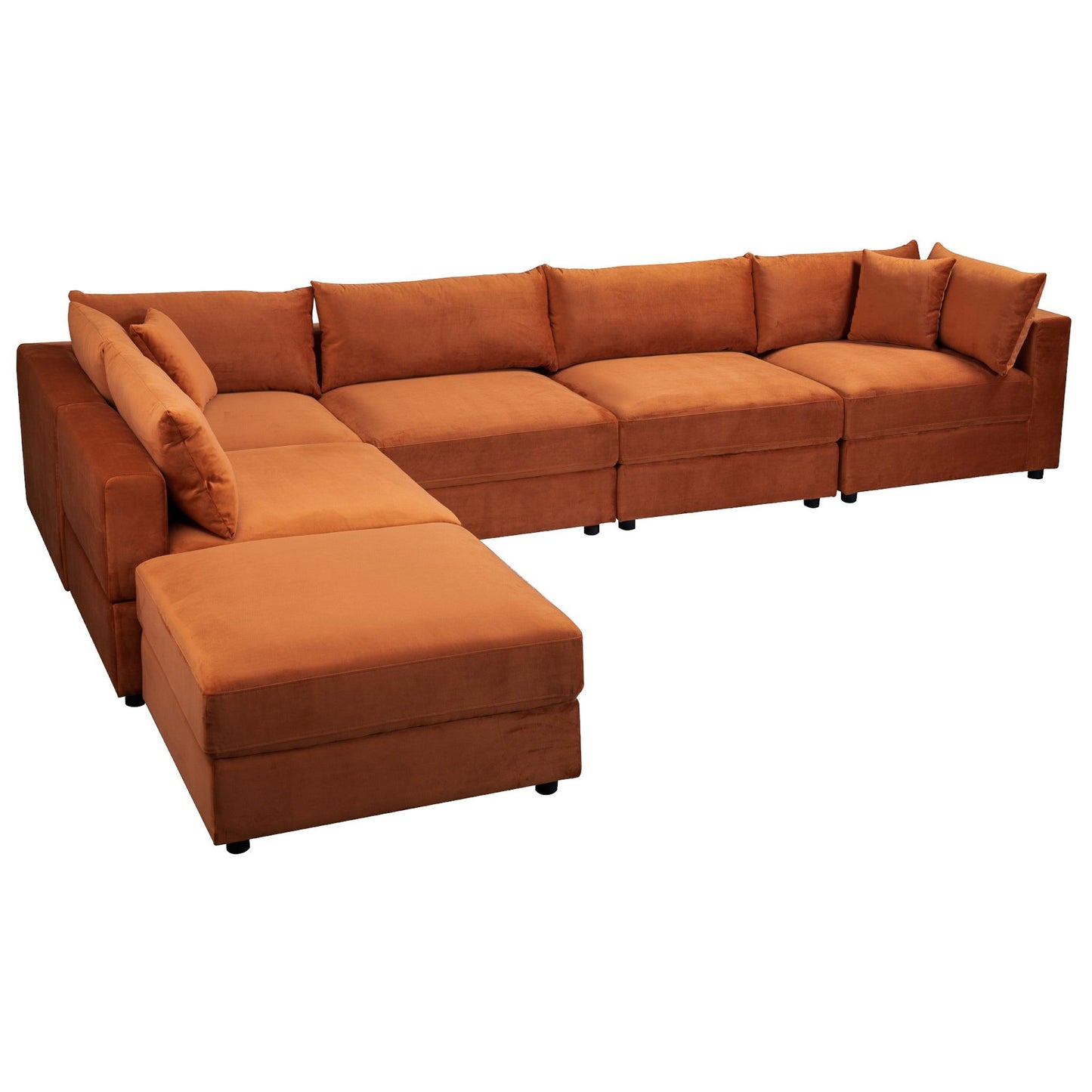 Uptown - Modular Sofa - Burnt Orange