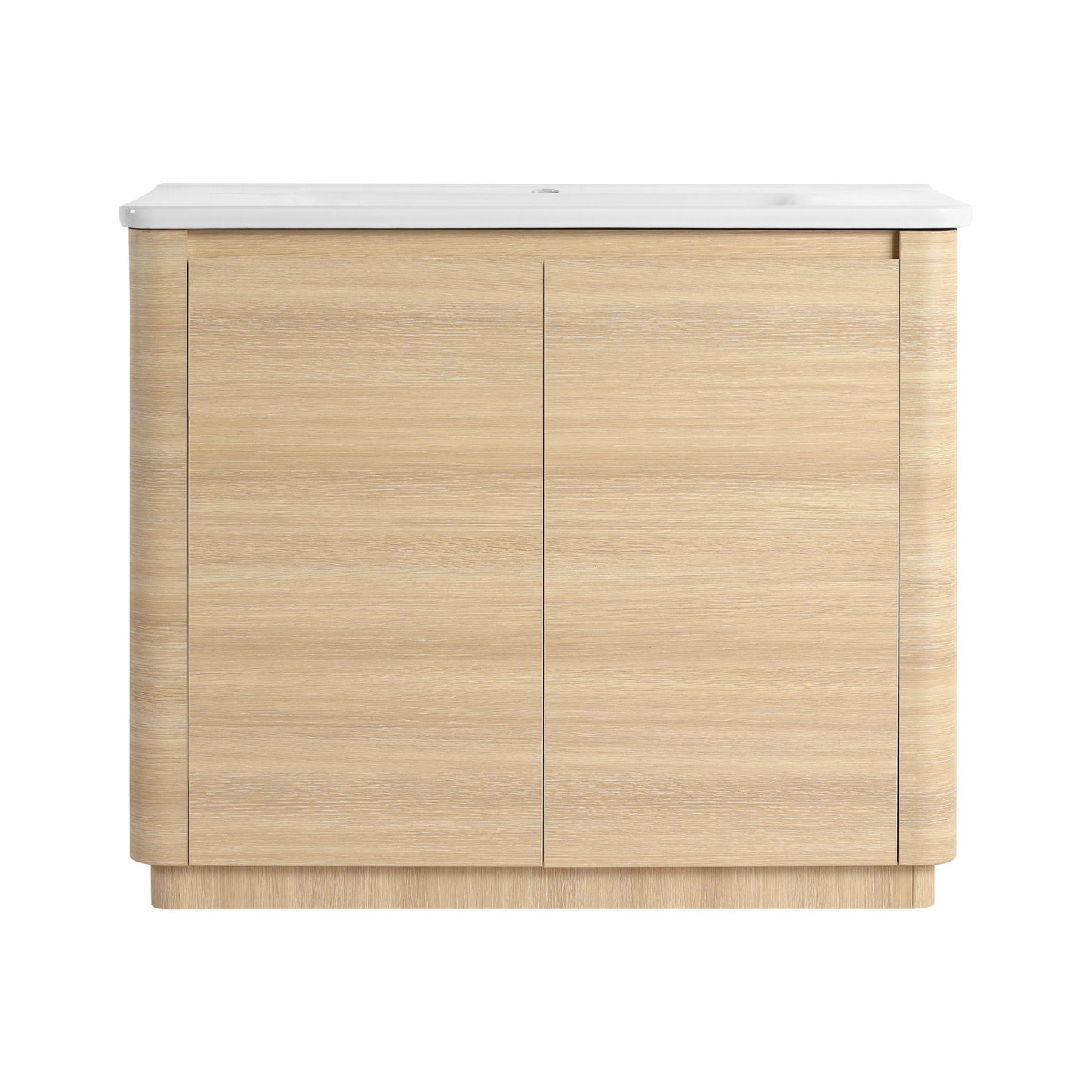 Freestanding Bathroom Vanity With Sink & 2 Soft Close Doors