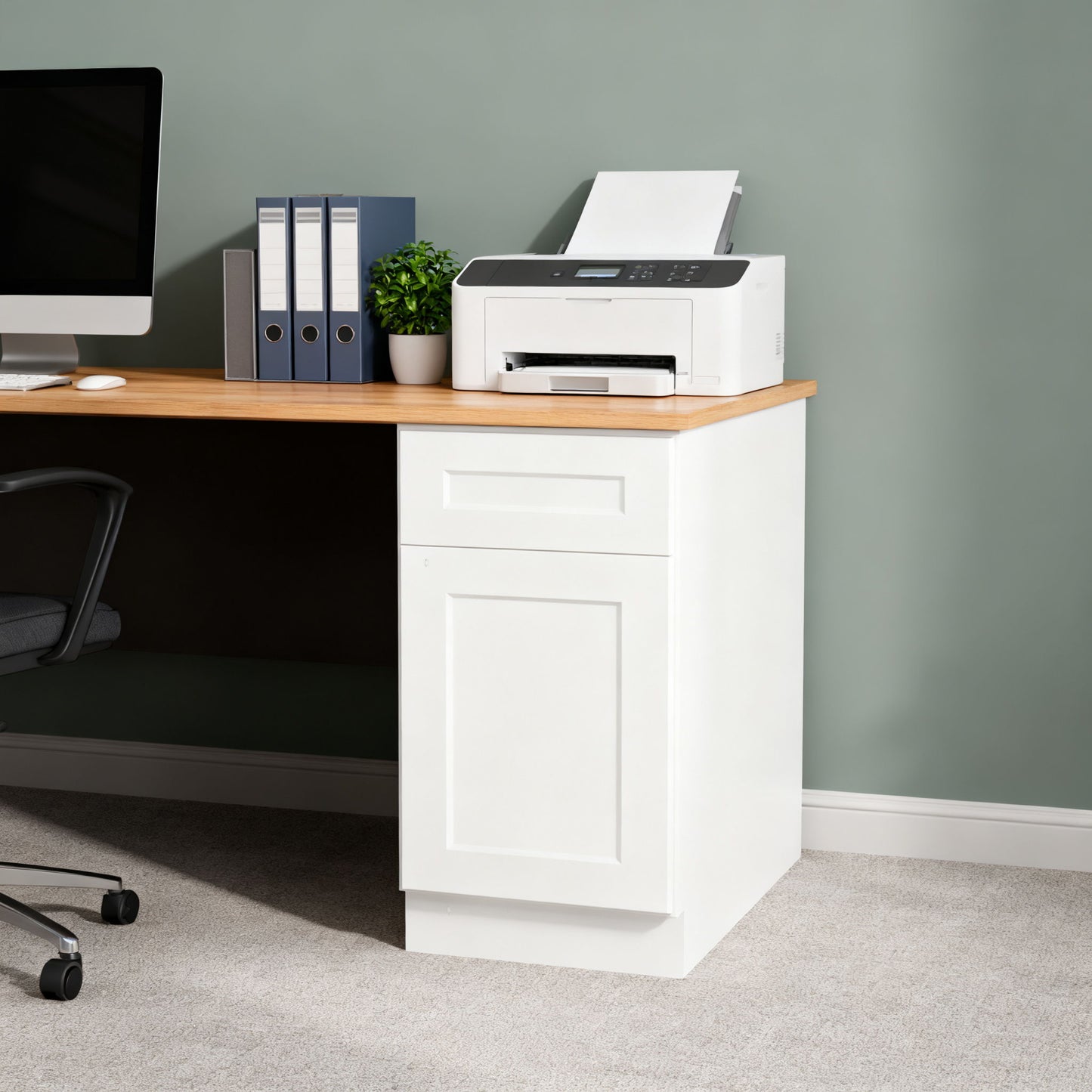 Shaker Base Cabinet & Soft-Close Door And Drawer