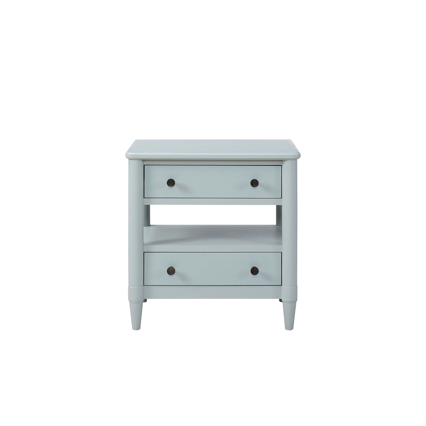 Open Nightstand With 2 Drawers