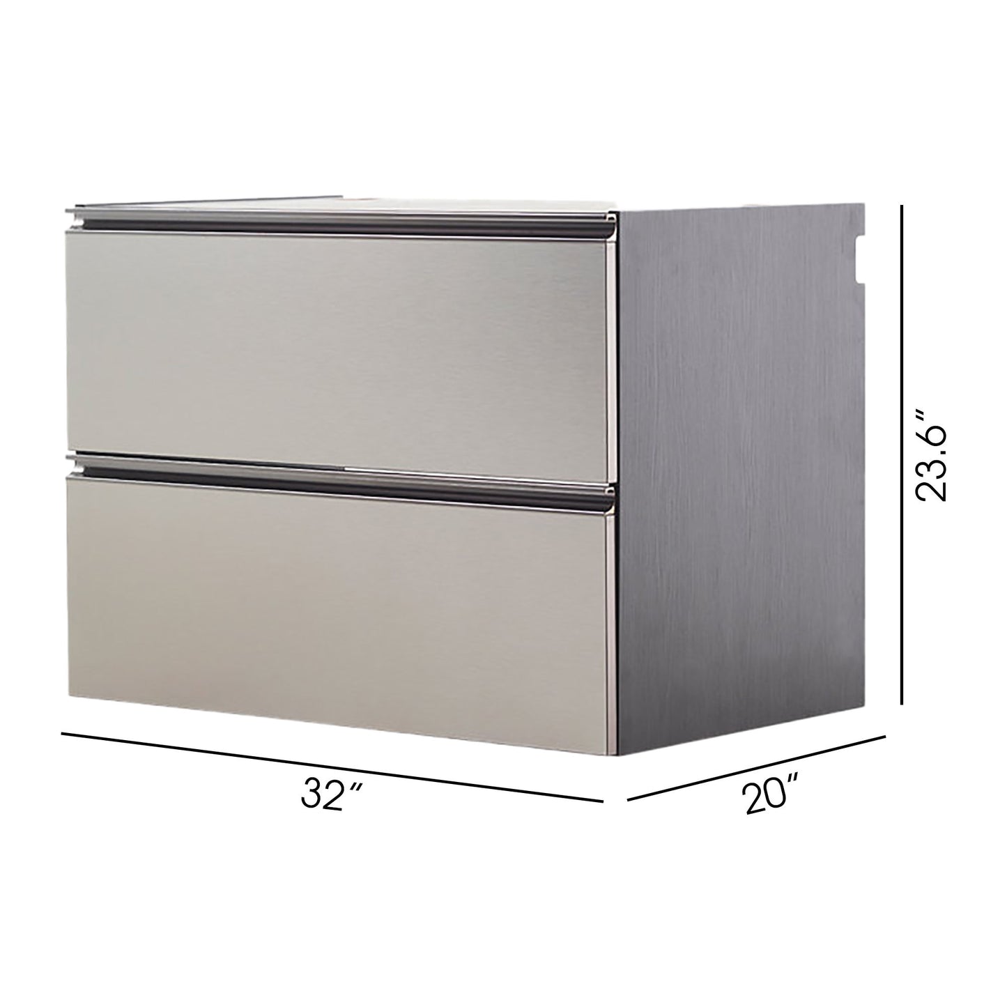 Nova Series - Wood Base Drawer Wall Mounted Garage Cabinet - Dark Gray