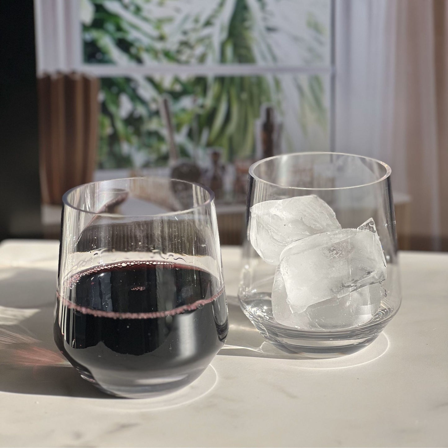 Leadingware Unbreakable Tritan Wine Glass (Set of 4), Bpa Free, 12Oz - Clear