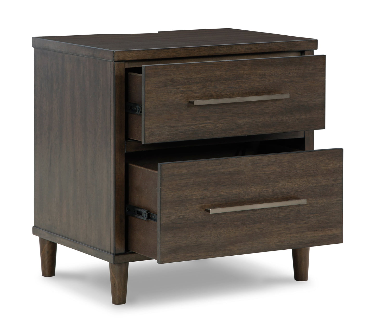 Contemporary 2-Drawer Nightstand