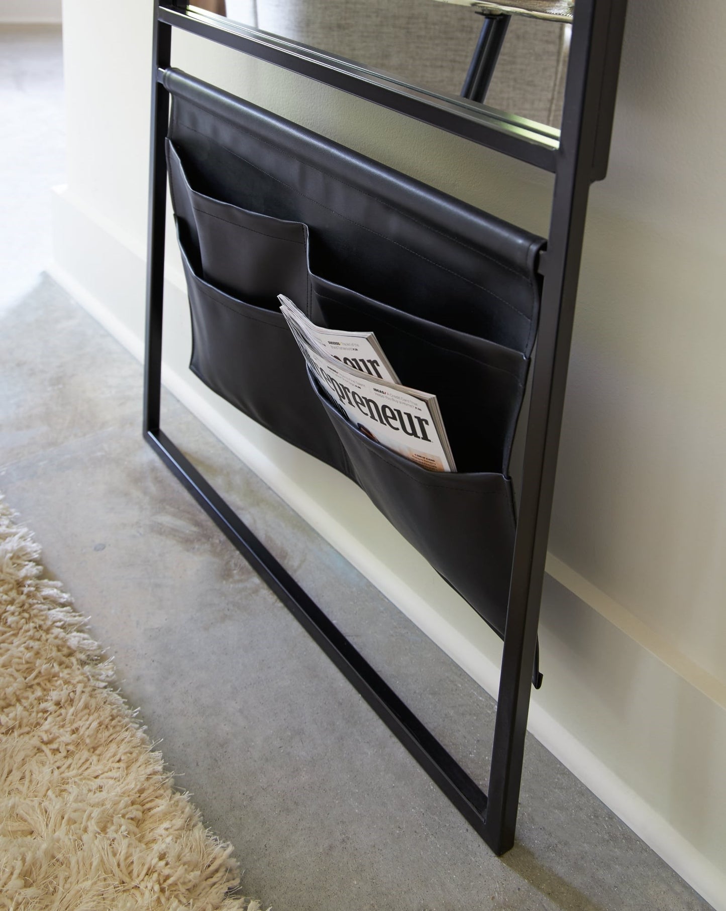 Casual Floor Mirror with Pockets