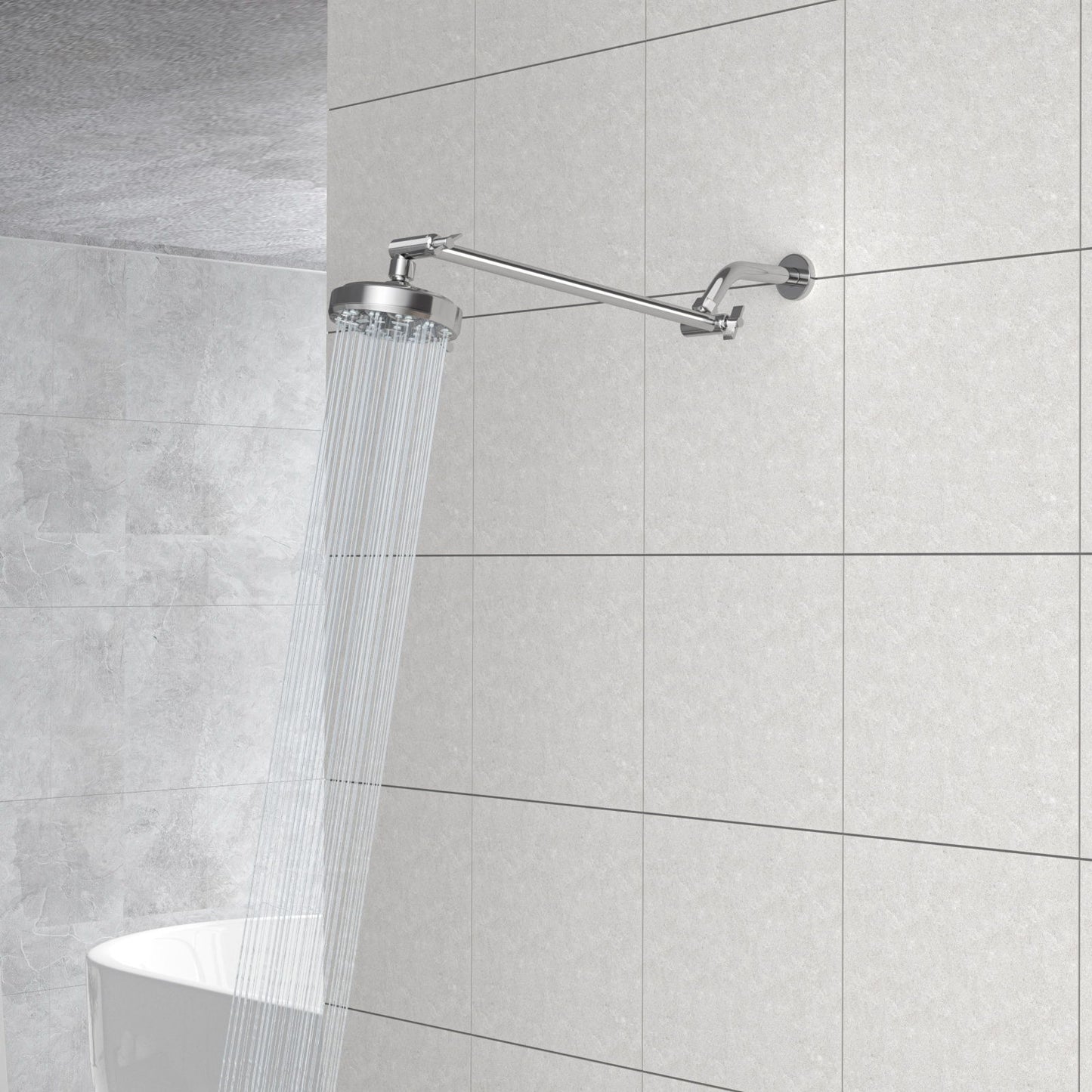 Sleek Design Stainless Steel Shower Arm Extension