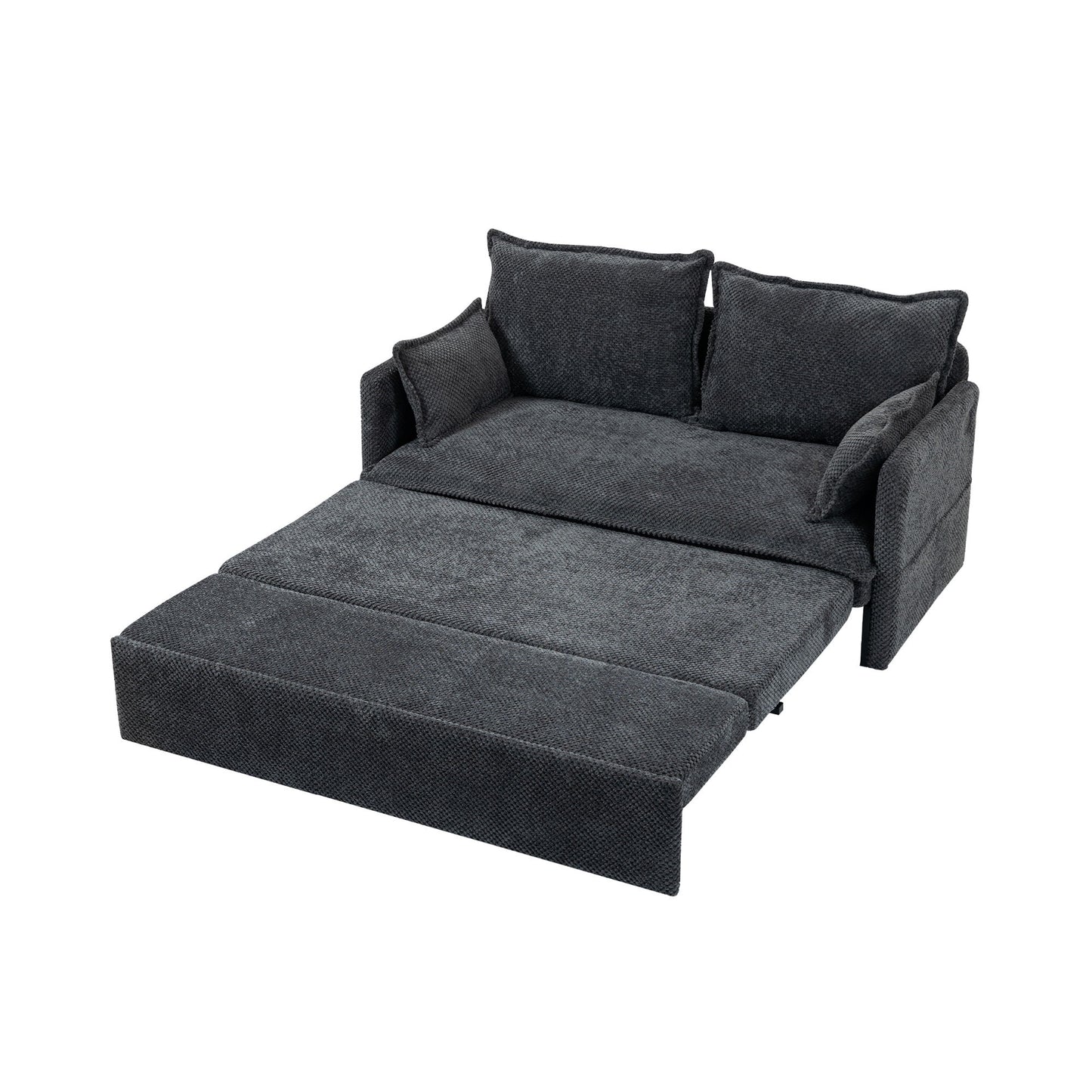 Pull Out Sofa Bed, Convertible Sleeper Sofa Couch, Side Storage, And USB / C - Type Charging Ports Chair